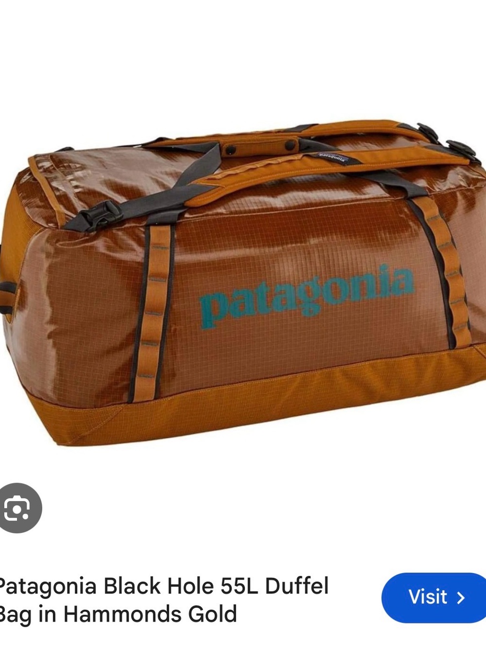 Patagonia Black Hole 55L Duffel Bag